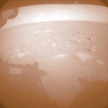 NASA's Perseverance first image of Mars
